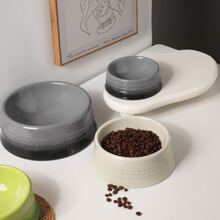 Sweejar Gradient Dog Bowl, Ceramic Dog Food Dish for Medium Dogs and Cat, Porcelain Pet Bowl for Food and Water 18 oz - 漸變灰 - 查看 4