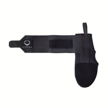 1pc Baseball Sliding Mitt Pad, Black Softball Sliding Guard, Sports Glove For Left Hand - Black - View 8