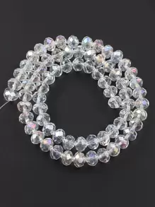 1 Strand 3/4/6/8mm Faceted AB Color Glass Austria Crystal Beads Rondelle Loose Bead For Jewelry Making DIY Bracelets Necklace Earrings Bag Design - Multicolor - View 5