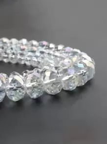 1 Strand 3/4/6/8mm Faceted AB Color Glass Austria Crystal Beads Rondelle Loose Bead For Jewelry Making DIY Bracelets Necklace Earrings Bag Design - Multicolor - View 4