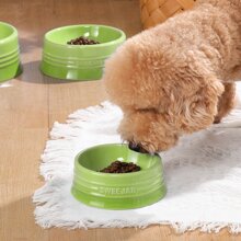 Sweejar Gradient Dog Bowl, Ceramic Dog Food Dish for Medium Dogs and Cat, Porcelain Pet Bowl for Food and Water 18 oz - 漸變綠 - 查看 3