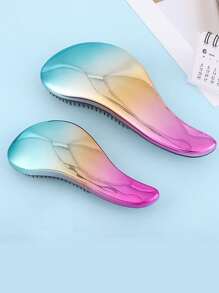 Ombre Fashionable All-Match Detangling Hair Comb For Daily Use ,Hair Styling Tools Hair Accessories - Multicolor - View 2