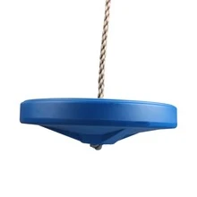 IFOYO 1 Pcs Tree Swing Disc, Rope Swing Round Kids Swing Seat Strong Disc Swing For Outdoor Backyard Playground Holds 220lbs/100kg For 3-10 Years Kids Children - Blue - View 5