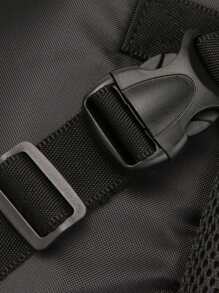 1入組寵物背包適用於貓和小狗,網眼透氣手提包 - 黑色 - 查看 7