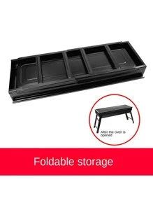 便攜折疊小木炭烤架適用於戶外燒烤,野營,野餐,燒烤帶木炭