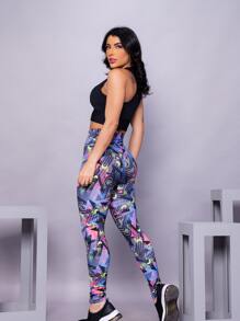 Women Sports Leggings - colorful triangle - View 2
