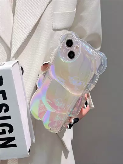 卡通熊设计防摔手机壳可爱防水防震防刮