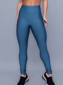 Women Sports Leggings - Dusty Blue - View 6
