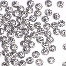 10-30 Chiếc Pha Lê Hạt Mùa Hè Hạt Tự Làm Vòng Tay Bohemia Nữ Trang Sức Làm Phụ Kiện Phong Cách 10 Mm - Đen và trắng - Xem 2