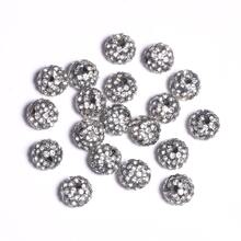 10-30 Chiếc Pha Lê Hạt Mùa Hè Hạt Tự Làm Vòng Tay Bohemia Nữ Trang Sức Làm Phụ Kiện Phong Cách 10 Mm - Đen và trắng - Xem 4