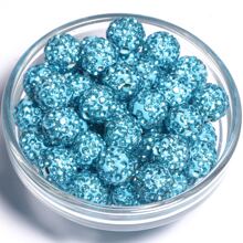 10-30 Chiếc Pha Lê Hạt Mùa Hè Hạt Tự Làm Vòng Tay Bohemia Nữ Trang Sức Làm Phụ Kiện Phong Cách 10 Mm - Màu xanh bạc hà - Xem 1