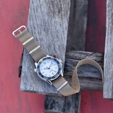 1pc Fashionable Minimalist Style Nylon Watch Band - Khaki - View 5
