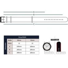 1pc Fashionable Minimalist Style Nylon Watch Band - Khaki - View 6