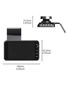 1080P Car Traveling Recorder 64G - Black - View 2