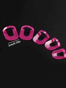 約 26入組 10 尺寸美甲防溢夾，指甲油凝膠指甲防溢輔助工具盒裝，法式美甲新手模型夾，G 曲線形狀指甲保護器清漆保護指套防濺法式貼紙美甲指甲夾