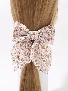 2个蝴蝶结造型时尚百搭日常发夹，可爱蝴蝶结情人节礼物，发饰，发卡，爪夹，学生用品，优雅，学院风，女士冬季穿搭，蝴蝶结，发夹 - 彩色 - 查看 3