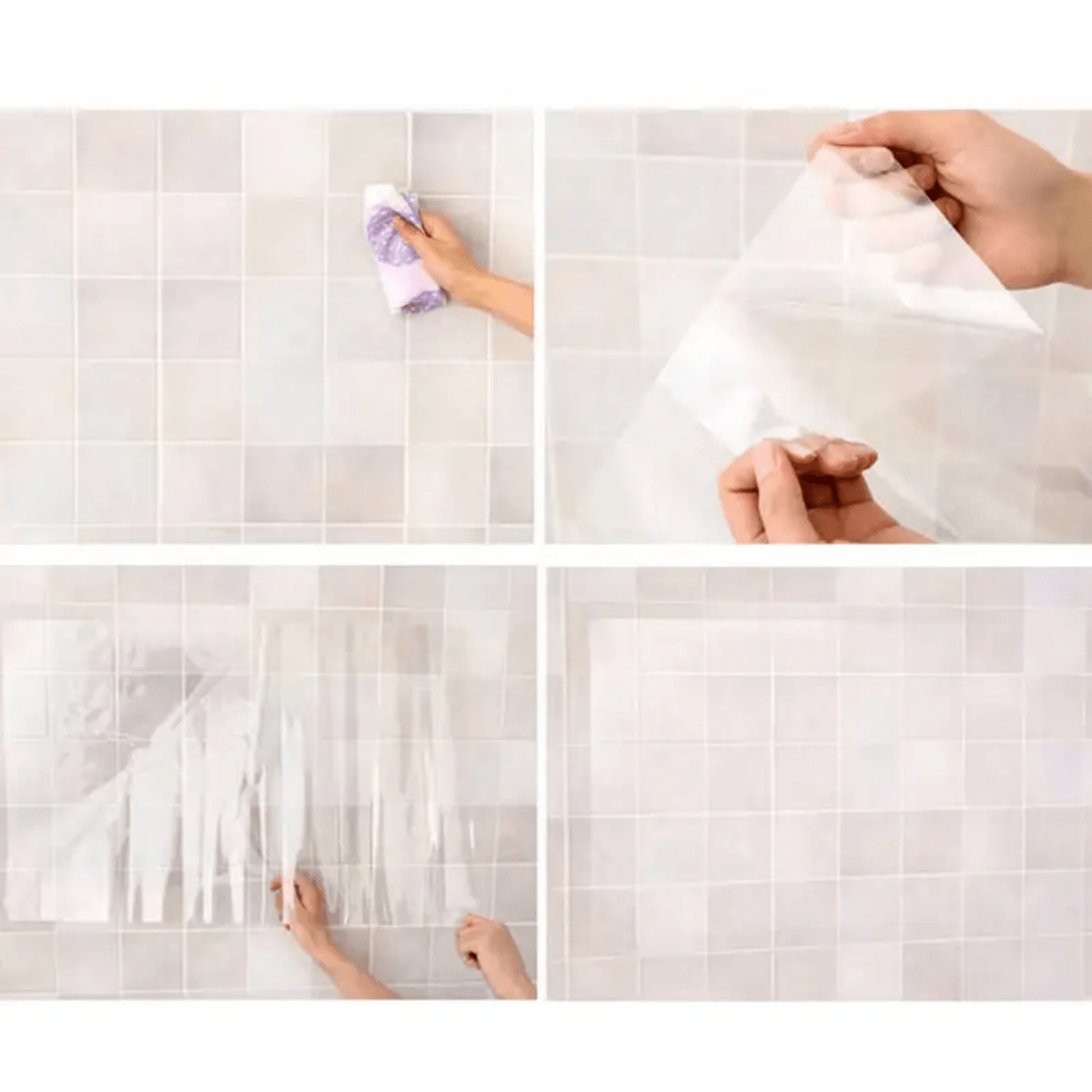 1 Sheet Heatresistant Transparent Kitchen Oilproof Stickers, Oil