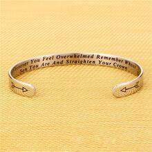 Gifts For Son, Inspirational Bracelet For Son Cuff Bracelet Personalized Jewelry Bracelet For Son Boys Son Gifts From Mom Graduation Gifts For Him Son Bracelet For Men Birthday Gifts For Son Father Day Gifts For Men - Bạc - Xem 3
