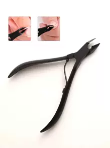 Kềm cắt móng tay, Kìm cắt da chết bằng thép không gỉ cho nam và nữ, Đồ dùng làm móng, Dụng cụ làm móng, Dụng cụ làm móng, Trở lại trường, Móng tay, Dụng cụ làm móng để dán móng tay, Dụng cụ làm móng chân - màu đen - Xem 2