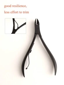 Kềm cắt móng tay, Kìm cắt da chết bằng thép không gỉ cho nam và nữ, Đồ dùng làm móng, Dụng cụ làm móng, Dụng cụ làm móng, Trở lại trường, Móng tay, Dụng cụ làm móng để dán móng tay, Dụng cụ làm móng chân - màu đen - Xem 4