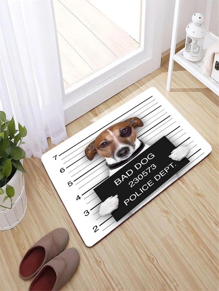 Dog shaped offers door mat