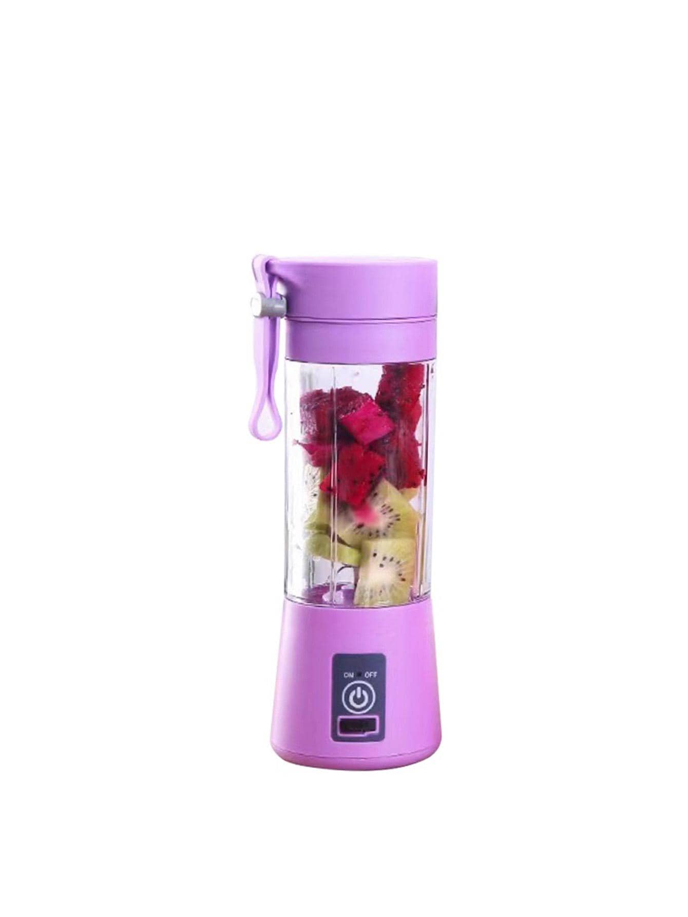 Licuadora Portátil USB Recargable Mini Eléctrico Viaje Jugo De Batidora Para Fruta - Morado - Ver 1