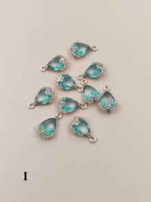 10合金首飾類吊墜DIY項鍊耳環吊墜配件 - 彩色 - 查看 8