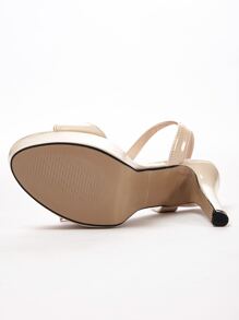 超高跟鞋女士綁帶防水平台性感模特走秀簡約搭扣帶全配款優雅厚底涼鞋