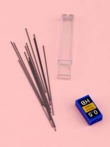 1/5/10pcs 0.5/0.7mm Automatic Pencil Lead Refills, HB Resin Mechanical Pencil Leads, School Supplies Back To School - Black - View 5