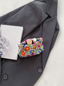 Túi lót túi kiểu mới cho nữ Túi trang điểm họa tiết hoa Túi du lịch Túi xách nhẹ thời trang di động cho kỷ niệm cho quà tặng sinh nhật cho quà tặng cho nhân viên văn phòng cho nam cho nữ Ví du lịch màu cam Hoa dâm bụt cho phụ nữ Ví ví mini Ví ví tiền xu - Nhiều màu - Xem 7