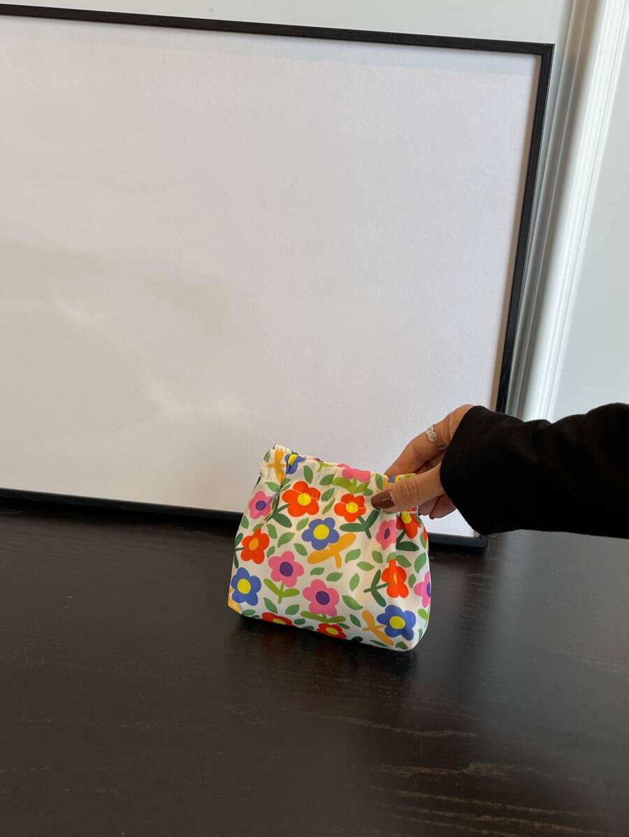 Túi lót túi kiểu mới cho nữ Túi trang điểm họa tiết hoa Túi du lịch Túi xách nhẹ thời trang di động cho kỷ niệm cho quà tặng sinh nhật cho quà tặng cho nhân viên văn phòng cho nam cho nữ Ví du lịch màu cam Hoa dâm bụt cho phụ nữ Ví ví mini Ví ví tiền xu - Nhiều màu - Xem 1