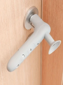 1pc Silicone Door Handle Cover - Blue - View 6