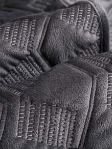 1入組水晶超級柔軟電腦刺繡工藝通用沙發墊套,帶極簡風格現代風格防刮防滑沙發套,防塵沙發防護罩,合適的適用於L形混合性沙發和沙發,分別 - 深灰色 - 查看 7