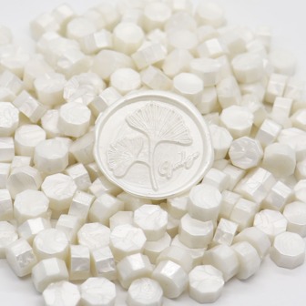 100 st/påse åttkantiga tätningsvaxpärlor för bröllopsinbjudningar, kuvert, födelsedagsfester tillbaka till skolan