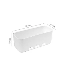 Kitchen Cabinet Retractable Drawer Rack Multi-Functional No-Drill Sandwich Pull-Out Storage Box Storage Rack - White - View 5