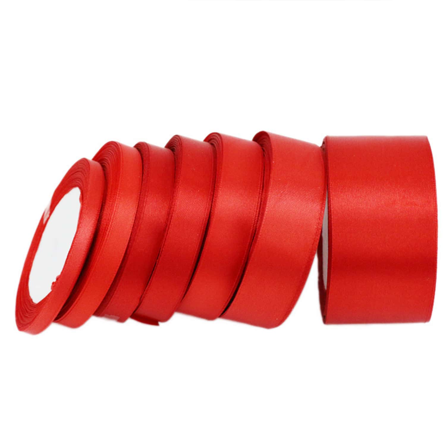 1卷涤纶缎带，适用于礼品盒、糖果盒、蛋糕盒、花卉装饰丝带、手工玫瑰DIY材料、节日礼品包装丝带（由于机器染色，可能存在轻微色差）