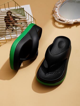 新品到貨柔軟,舒服,耐磨,防滑和時尚撞色拖鞋