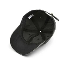 1件男女運動復古洗水鯊魚棒球帽,送禮情人節必備casual - 深灰色 - 查看 6