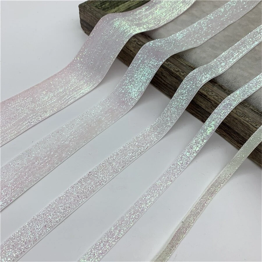 1pc 6/10/15/20/25/38mm Velvet Ribbon Handmade Wedding Party Decoration Ribbon For Gift Wrapping DIY Hair Bowknot,Christmas - White - View 1