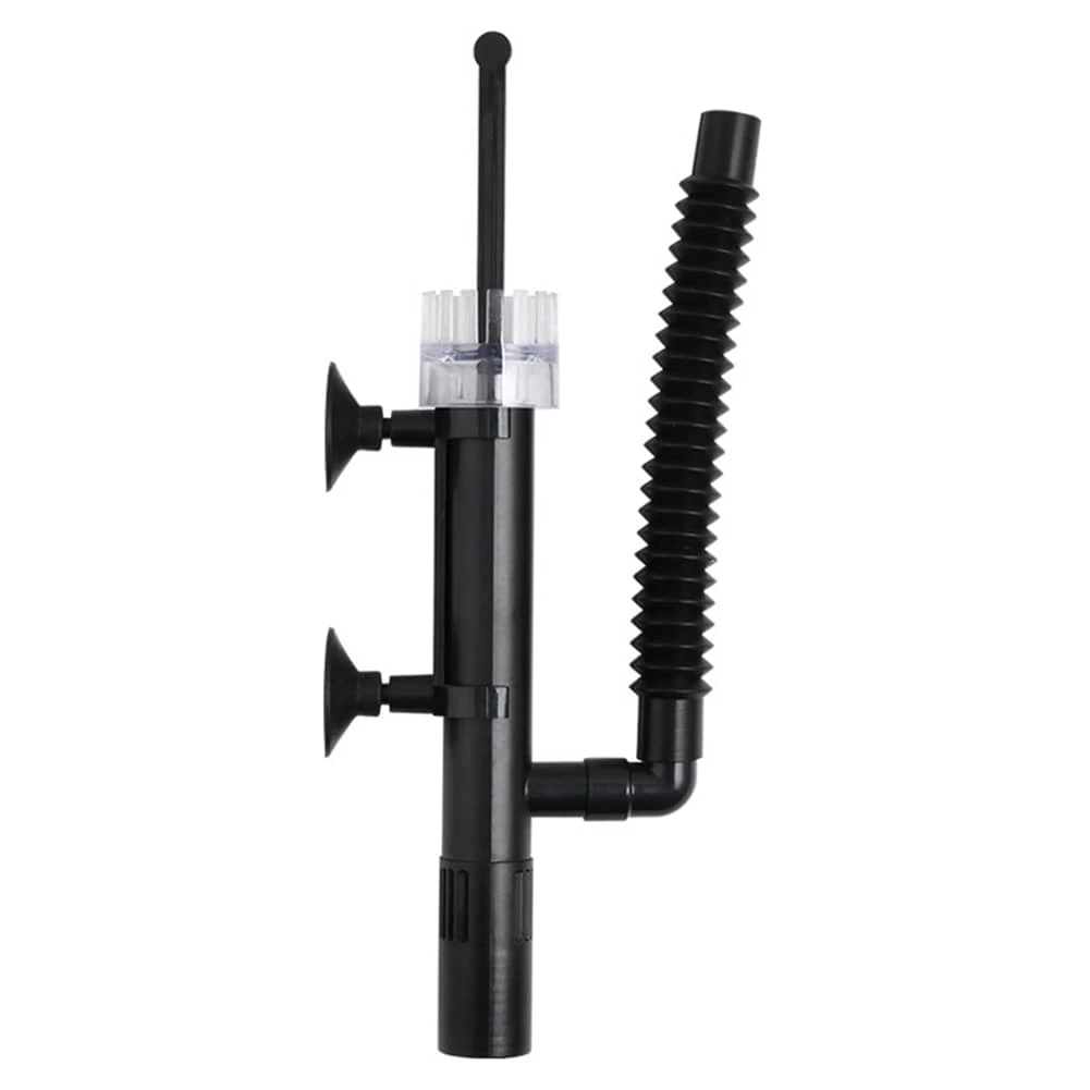 Fish Tank Water Surface Oil Protein Skimmer Lightweight Adjustable Water Flow For Aquarium Fish Tank - Black - View 1