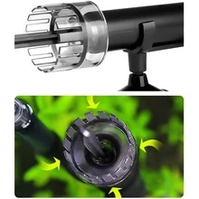 Fish Tank Water Surface Oil Protein Skimmer Lightweight Adjustable Water Flow For Aquarium Fish Tank - Black - View 5