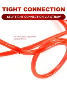 1 pieza Gafas divertidas con pajita, juego de fiesta creativo, regalo para niños - Multicolor - Ver 5