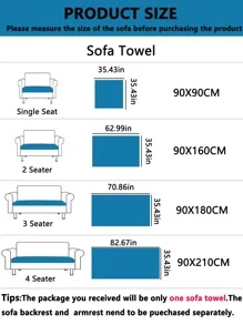 1pc Shell Quilted Sofa Cushion Cover - Dark Grey - View 2