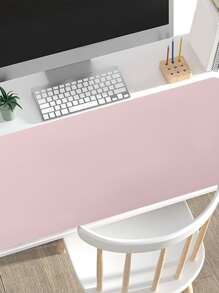 1 片 60cm/90cm 双面皮革鼠标垫，防水桌面垫，笔记本电脑办公键盘垫，易于清洁，返校季游戏鼠标垫，办公桌配件，办公用品，办公桌配件，鼠标垫，桌面鼠标垫 - 粉色 - 查看 7