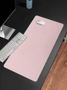 1 片 60cm/90cm 双面皮革鼠标垫，防水桌面垫，笔记本电脑办公键盘垫，易于清洁，返校季游戏鼠标垫，办公桌配件，办公用品，办公桌配件，鼠标垫，桌面鼠标垫 - 粉色 - 查看 8