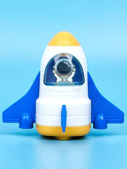 1903卡通飛機形單孔卷筆刀，手搖手動，兒童學習用品