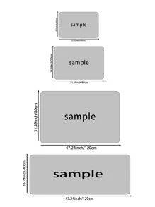 1 Miếng Phong cách Gô-tích Đen Phòng tắm Thảm , Đệm Nhà bếp , Thảm nhà tắm , Ngoài trời Thảm , Bồn tắm Tấm lót , Phòng bếp Sàn nhà , Thảm vệ sinh Với Chống trượt Chức năng - màu đen - Xem 4