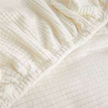 1PC Jacquard Office Chair Cover Solid Color Polar Fleece Computer Chair Covers Elastic Armchair Slipcover For Living Room Study Gaming Chair