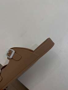 時尚輕便沙灘涼鞋適合女士,軟底防滑拖鞋,厚下裝搭扣設計拖鞋,多用途女孩們拖鞋