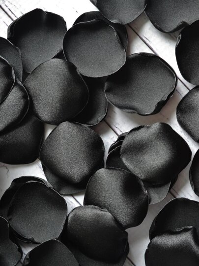 MEHELANY 50 قطعة من بتلات الورد الاصطناعية باللون البرغندي، بتلات الزهور الاصطناعية مناسبة لسلة عروس الزفاف، الممر، المركز، ديكور الطاولة، حشوات الحفلات، ديكور المنزل (1.5-2 بوصة)